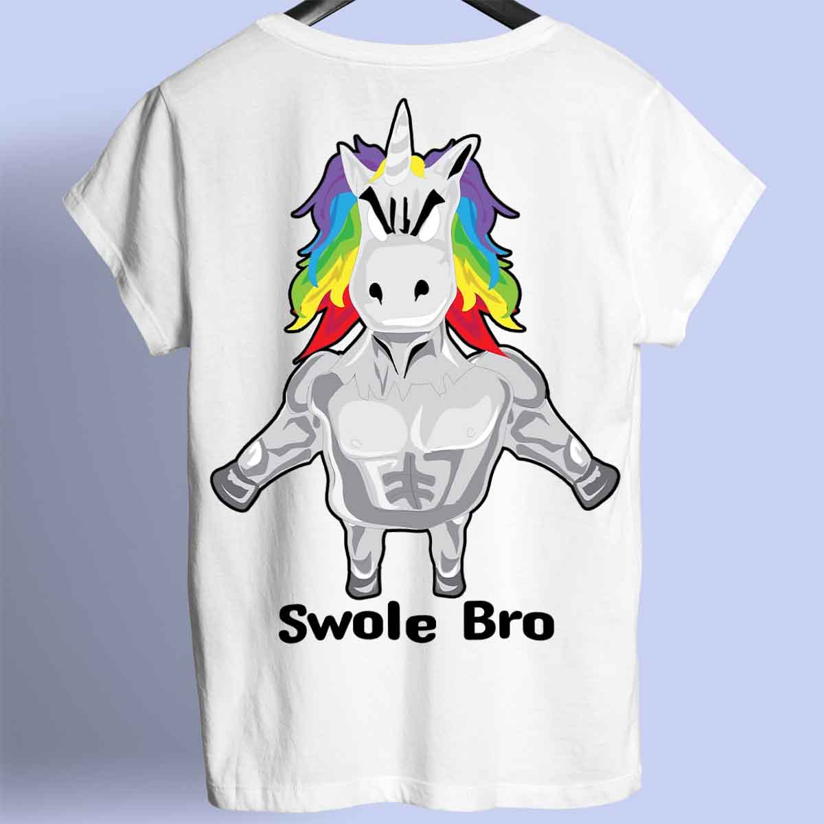 Swole Bro - Premium shirt, unisex-rugafdruk