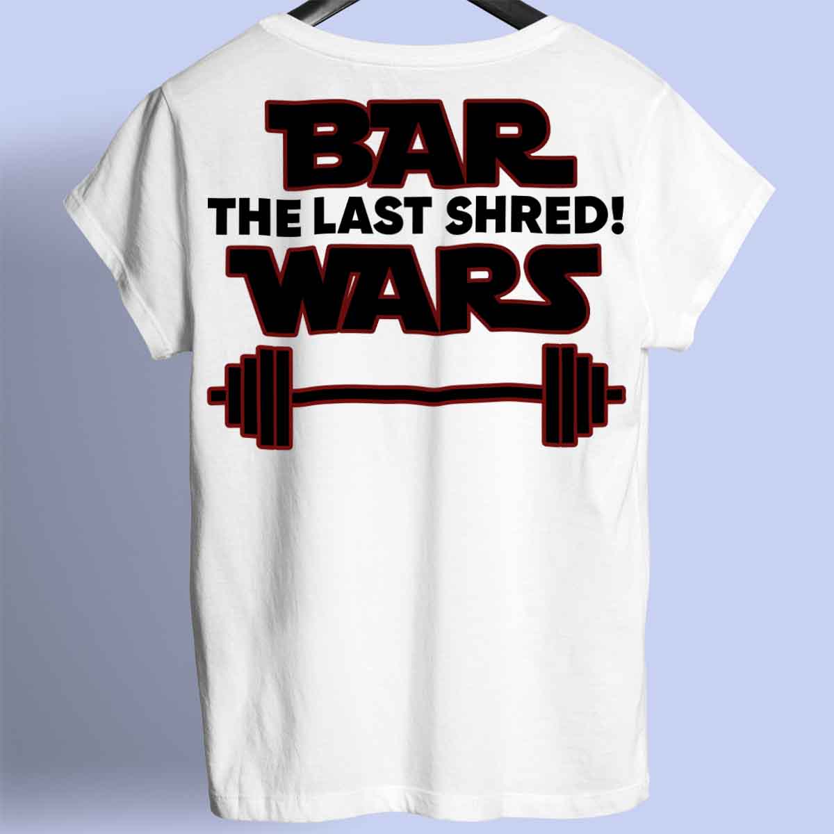 Bar Wars - Premium T-shirt Unisex rugafdruk