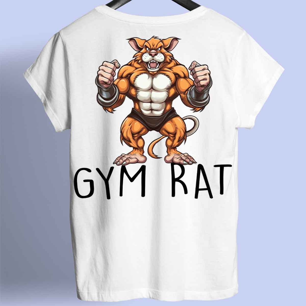 Gym Rat - Premium shirt Unisex-rugafdruk