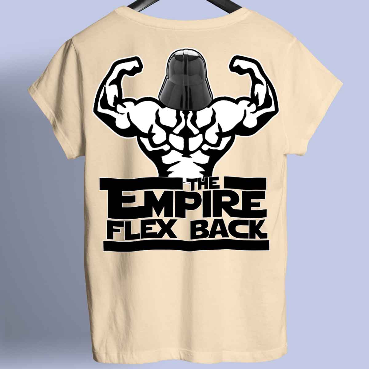 Flex Back - Premium shirt, unisex-rugafdruk