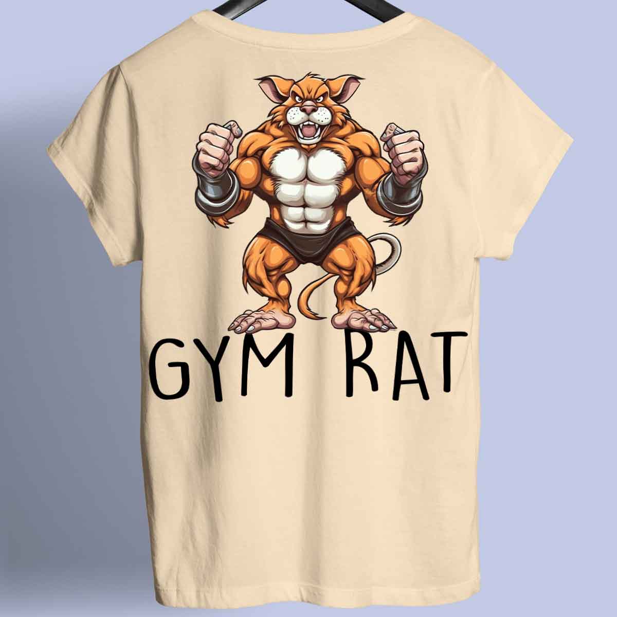 Gym Rat - Premium shirt Unisex-rugafdruk