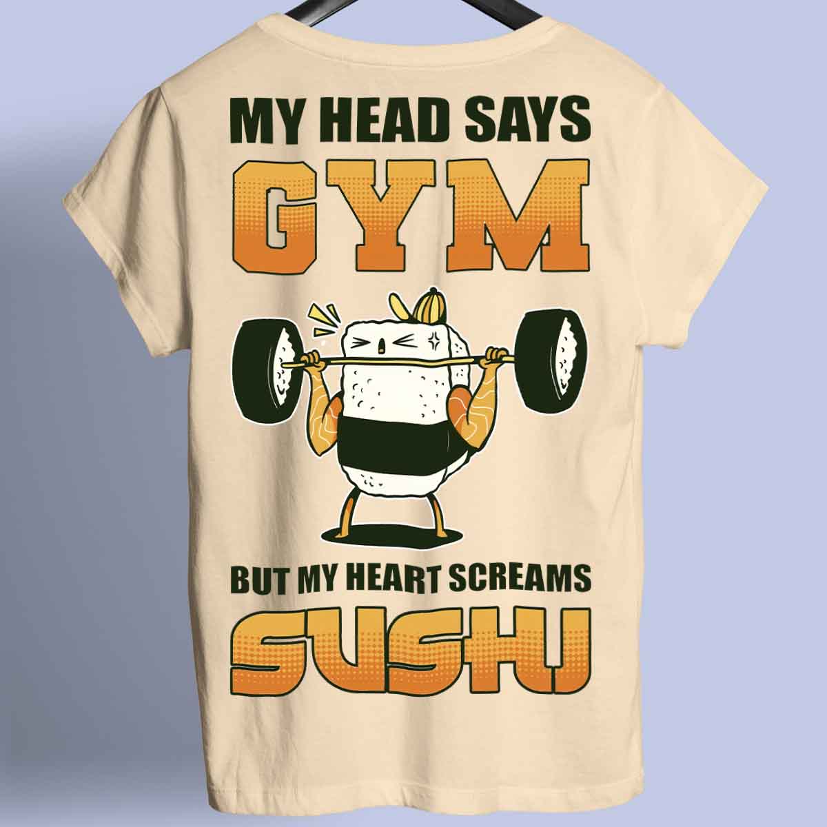 Sushi - Premium T-shirt Unisex rugafdruk