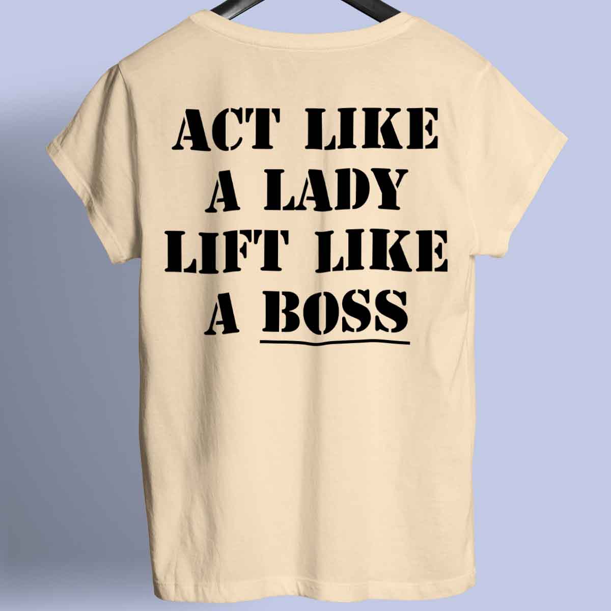 Boss - Premium shirt, unisex-rugafdruk