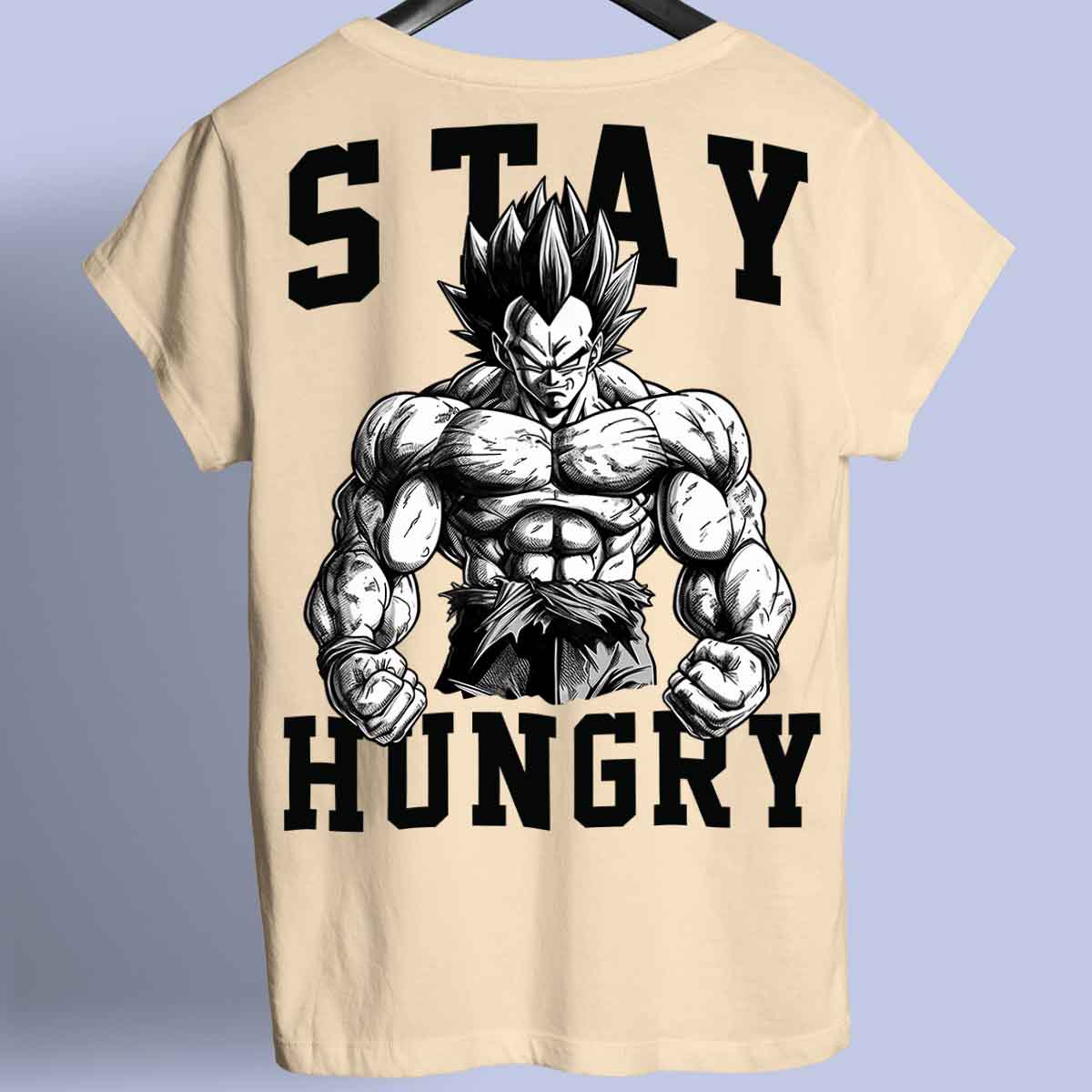 Stay Hungry - Premium T-Shirt Unisex Backprint