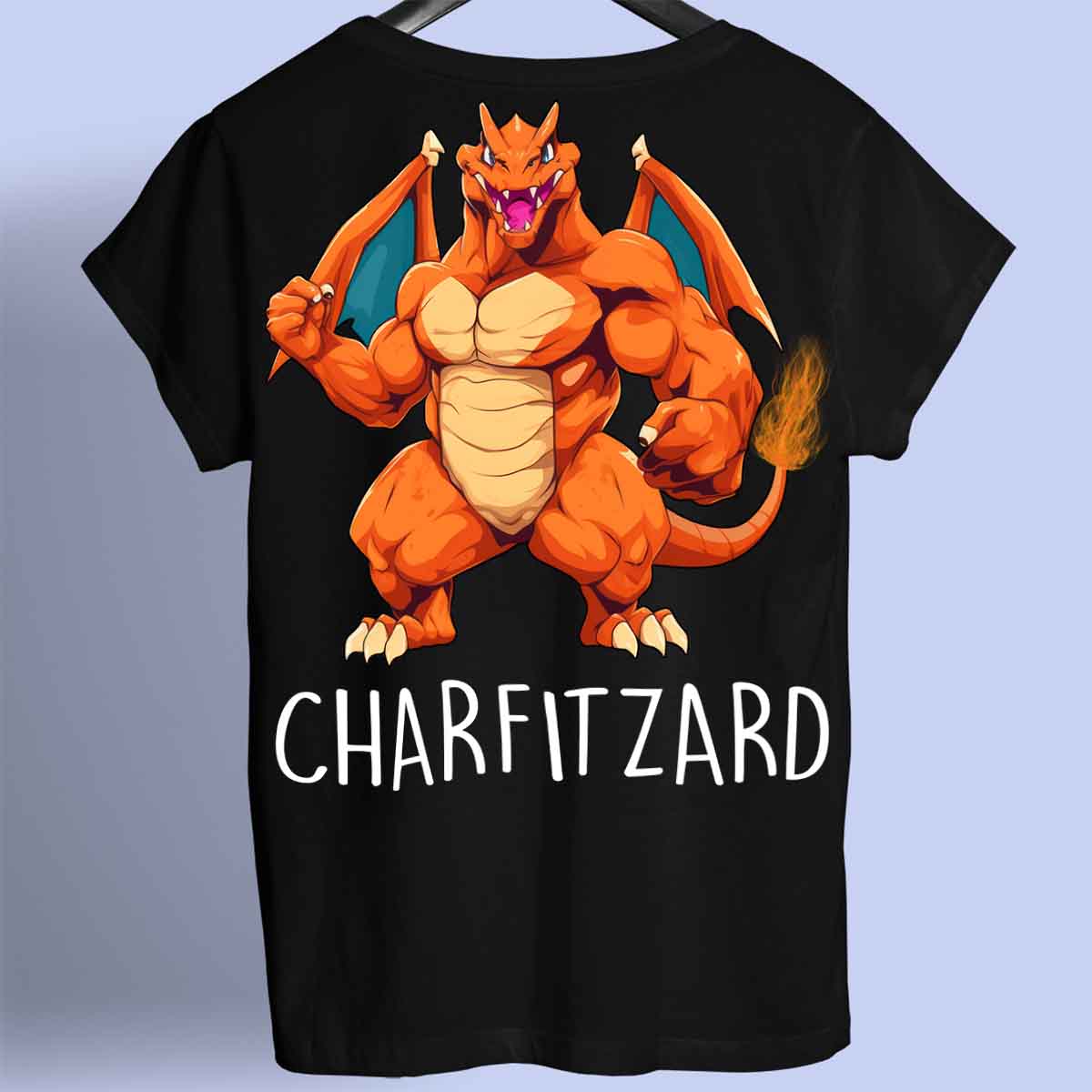 Charfitzard - Premium T-shirt, unisex-rugafdruk