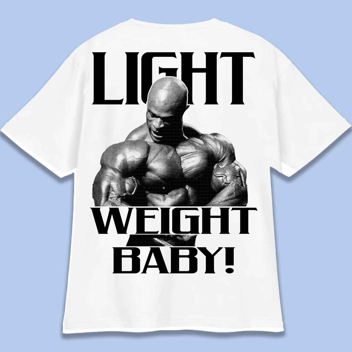 Light Weight - T-Shirt Oversize Unisex Backprint