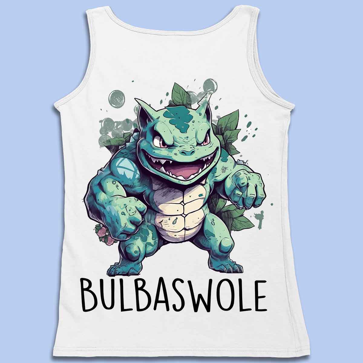 Bulbaswole - Premium tanktop, unisex-rugafdruk