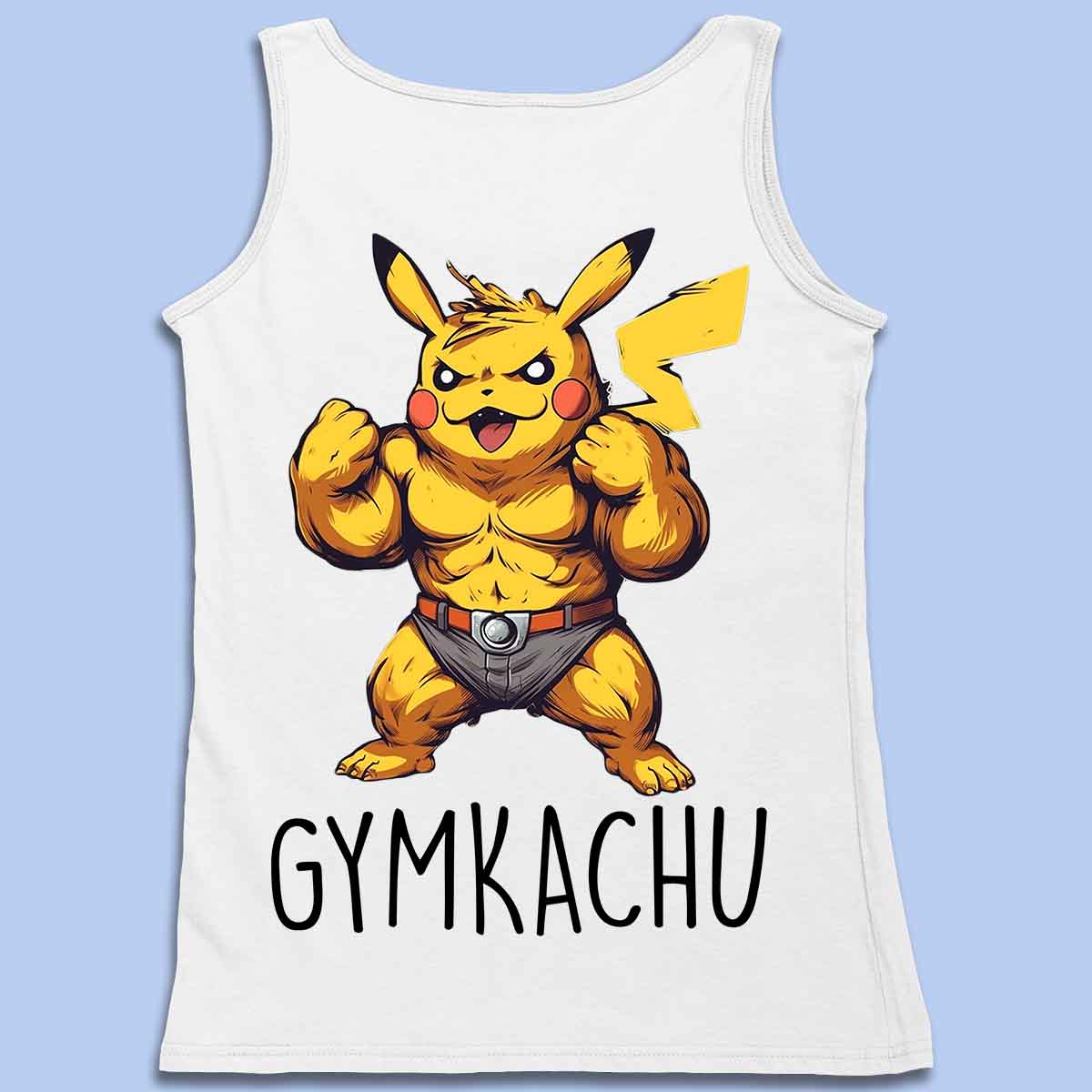 Gymkachu - Premium tanktop, unisex-rugafdruk