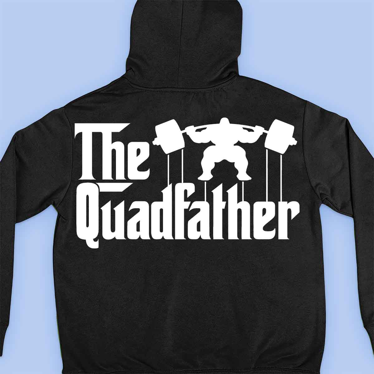 The Quadfather - Premium hoodie, unisex-rugafdruk