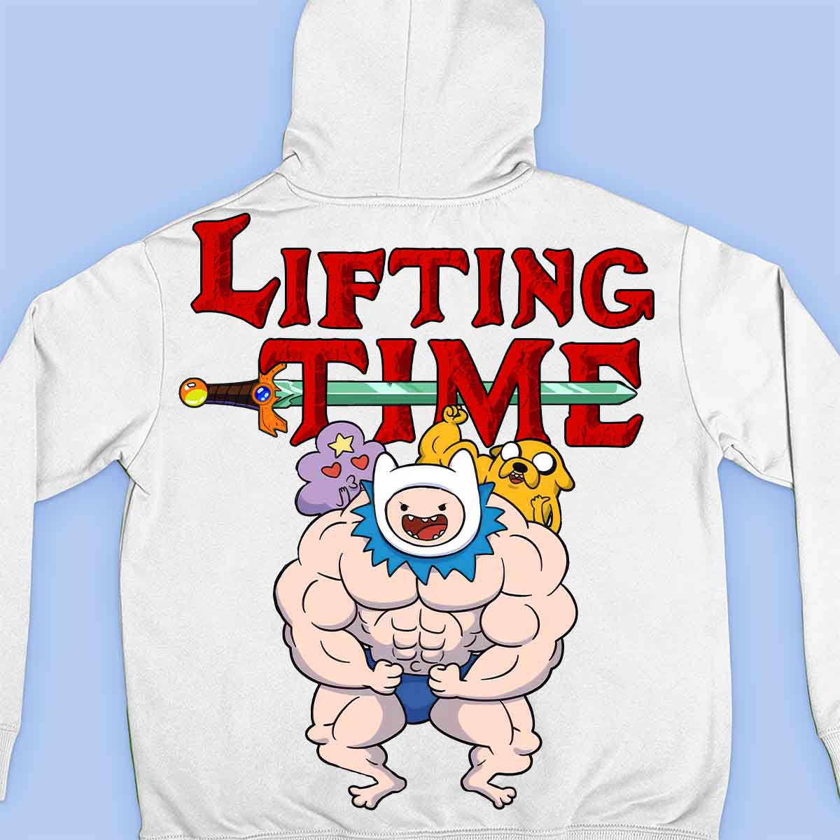 Lifting Time - Premium Hoodie Unisex Backprint